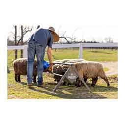Commander Anti-Tip Feeder for Livestock Gray - Item # 51772
