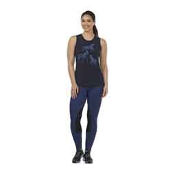 Performance Knee Patch Pocket Womens Riding Tight Lapis - Item # 51781