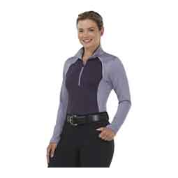 Charisma Coolcore Long Sleeve Womens Riding Shirt Plumnoir - Item # 51785