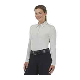 In a Snap Long Sleeve Womens Equestrian Clinic Shirt Opalmist - Item # 51788