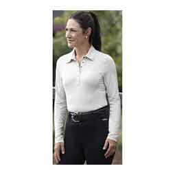 In a Snap Long Sleeve Womens Equestrian Clinic Shirt Opalmist - Item # 51788