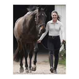 In a Snap Long Sleeve Womens Equestrian Clinic Shirt Opalmist - Item # 51788
