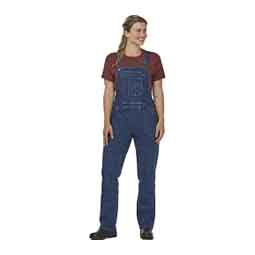 Stable Hand Womens Stretch Denim Barn Overalls Blue - Item # 51790