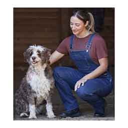 Stable Hand Womens Stretch Denim Barn Overalls Blue - Item # 51790