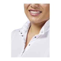 Encore Short Sleeve Womens Show Shirt White/Bit of Luck - Item # 51810