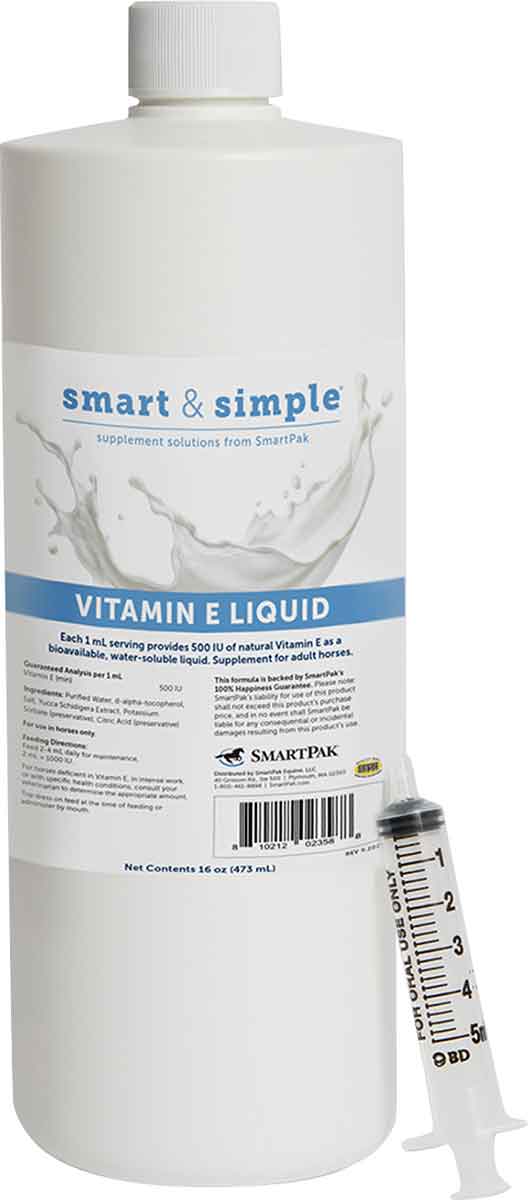 SmartEquine Smart & Simple Vitamin E Liquid Supplement SmartEquine Smart & Simple Vitamin E Liquid Supplement
