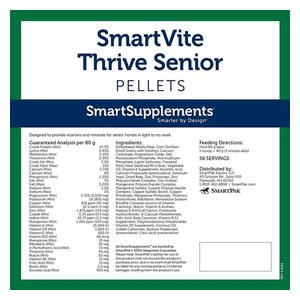 SmartVite Thrive Senior Pellets for Horses 10 lb (56 servings) - Item # 51867