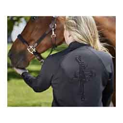 Bits N Crops Womens Bomber Riding Jacket Black - Item # 51888