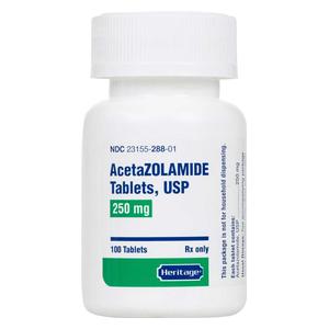 Acetazolamide for Horses, Dogs and Cats 250 mg 100 ct - Item # 518RX
