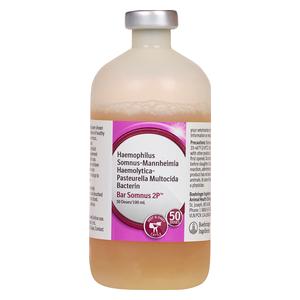 Bar Somnus 2P Injection for Cattle 50 dose - Item # 51959