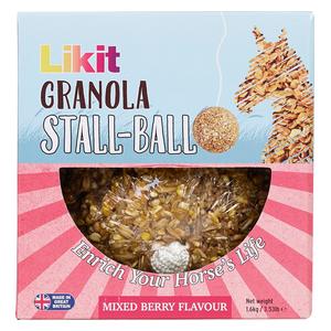 Likit Granola Stall Ball for Horses Mixed Berry - Item # 51983