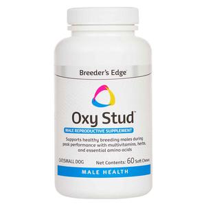Oxy Stud Soft Chews Male Reproductive Supplement for Dogs and Cats Small Dogs/Cats (60 ct) - Item # 52026