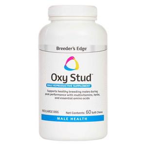 Oxy Stud Soft Chews Male Reproductive Supplement for Dogs and Cats Medium/Large Dogs (60 ct) - Item # 52027