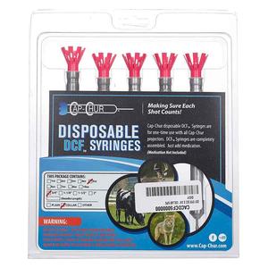 Disposable Charge Fired DCF Syringes with Collared Needles 5 cc x 3/4 in (5 ct) - Item # 52045