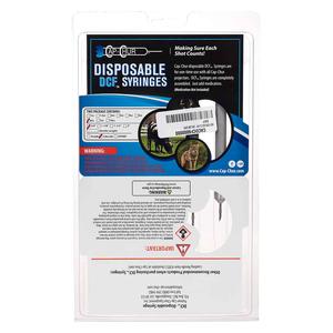 Disposable Charge Fired DCF Syringes with Collared Needles 6 cc x 3/4 in (5 ct) - Item # 52046