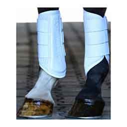 Tough-Tec Mesh Brushing Horse Boots White - Item # 52054
