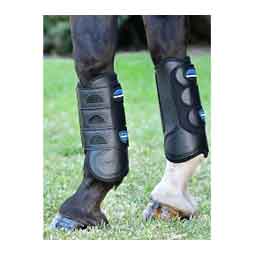Tough-Tec Eventing Front Horse Boots Black - Item # 52057