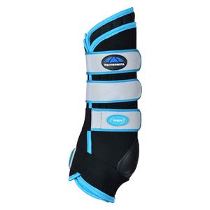 Therapy-Tec Stable Horse Boot Wraps Black/Blue - Item # 52062