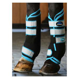 Therapy-Tec Stable Horse Boot Wraps Black/Blue - Item # 52062