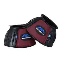 Tough-Tec Prime Rubber Bell Horse Boots Black/Burgundy - Item # 52066