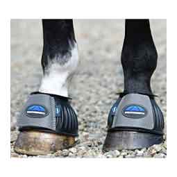 Tough-Tec Prime Rubber Bell Horse Boots Black/Gray - Item # 52066