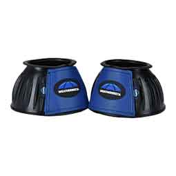 Tough-Tec Prime Rubber Bell Horse Boots Black/Cobalt - Item # 52066