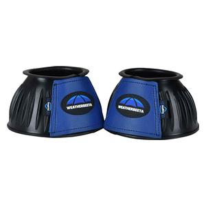 Tough-Tec Prime Rubber Bell Horse Boots Black/Cobalt - Item # 52066