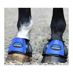 Tough-Tec Prime Rubber Bell Horse Boots Black/Cobalt - Item # 52066