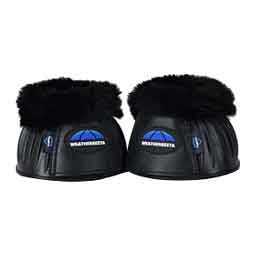 Tough-Tec Prime Fleece Trim Rubber Bell Horse Boots Black - Item # 52067