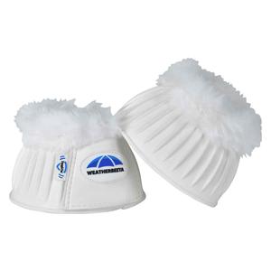 Tough-Tec Prime Fleece Trim Rubber Bell Horse Boots White - Item # 52067
