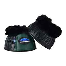 Tough-Tec Prime Fleece Trim Rubber Bell Horse Boots Black/Forest - Item # 52067
