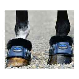 Tough-Tec Prime Fleece Trim Rubber Bell Horse Boots Black/Navy - Item # 52067