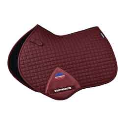 Prime Air-Tec Jump Shaped Horse Saddle Pad Burgundy - Item # 52069