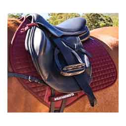 Prime Air-Tec Jump Shaped Horse Saddle Pad Burgundy - Item # 52069