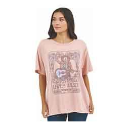 Lainey Wilson Graphic Womens Oversized T-Shirt Misty Rose - Item # 52076