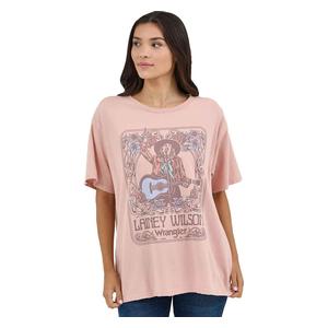 Lainey Wilson Graphic Womens Oversized T-Shirt Misty Rose - Item # 52076