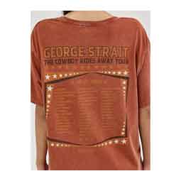 George Strait Graphic Womens Oversized T-Shirt Arabian Spice - Item # 52078