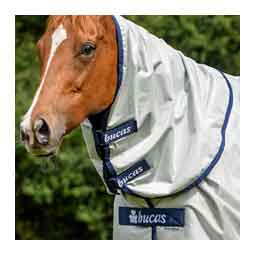Bucas Power Turnout Combi-Neck for Horses Silver - Item # 52117