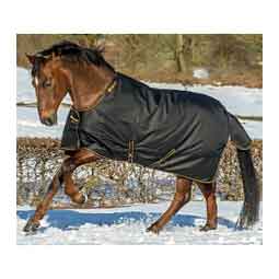 Bucas Irish Extra Turnout Horse Blanket Black/Gold - Item # 52118