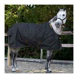 Bucas Irish Light Turnout Horse Blanket Black/Gold - Item # 52119