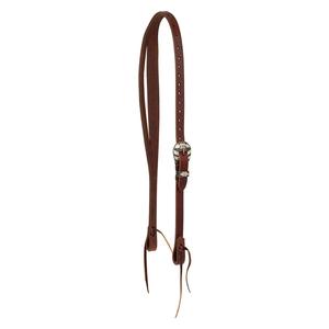 STS Ranch Engraved Buckle 3/4-in Harness Leather Split Ear Horse Headstall Floral - Item # 52129