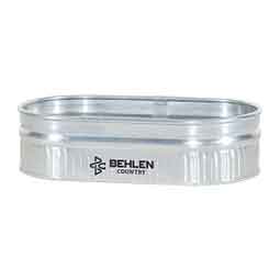 Farmstead Shallow Oval Galvanized Stock Tank 40 gallon (2 x 4 x 1 ft) - Item # 52181