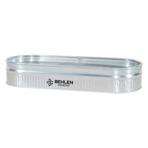 Farmstead Shallow Oval Galvanized Stock Tank 70 gallon (2 x 6 x 1 ft) - Item # 52182