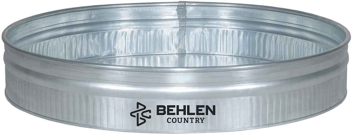 Shallow Tank Rounded Valley Vet - Farmstead Shallow Round Galvanized Stock Tank Behlen ...