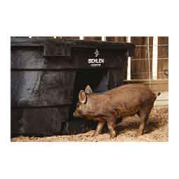 Rigid Poly 100 Gallon Tank with Drinker Black - Item # 52197