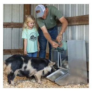 Easy-Feed Galvanized Feeder 2 door (22 in x 20 in x 26 in H) - Item # 52216