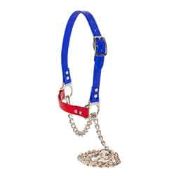 Next Level Chain Sheep and Goat Halter Blue/Red - Item # 52231