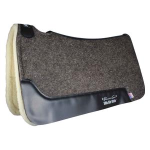 Cowboy Felt 1 1/4-in Air Ride Merino Wool Roper Saddle Pad Charcoal - Item # 52284
