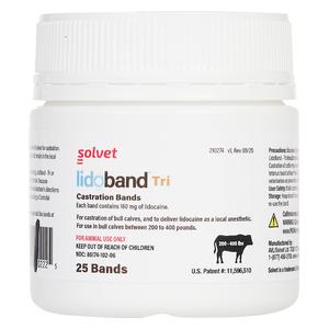 LidoBand Tri for Calves Solvet - Valley Vet Supply | Castrating