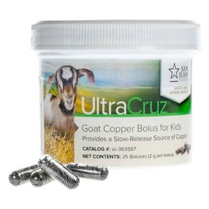 UltraCruz Goat Copper Bolus 2 gm/over 25 lbs (25 ct) - Item # 52383
